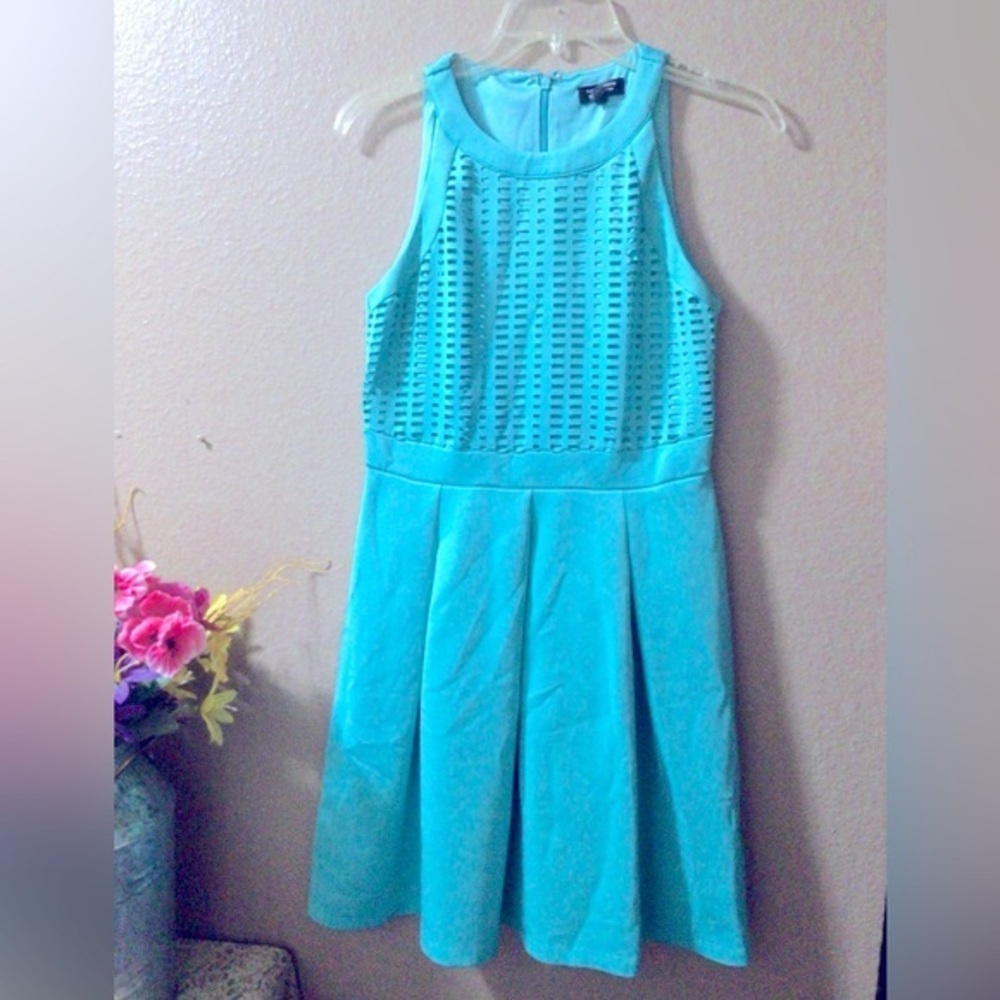 SPENSE PETITE BLUE DRESS
